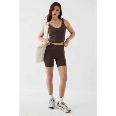 Dames Dsgn Studio Ultra Sculpt Fietsshort | Espresso | Maat: XS