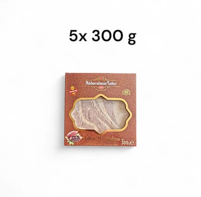 Abdurrahman Tatlıcı Cacao Tahin Helva 5x300g – Glutenvrij & Zonder Toevoegingen | 100% Natuurlijk - Kakaolu Tahin Helvası 5x300g – Glutensiz & Katkısız - Cocoa Tahini Halva 5x300g – Gluten-Free & Additive-Free