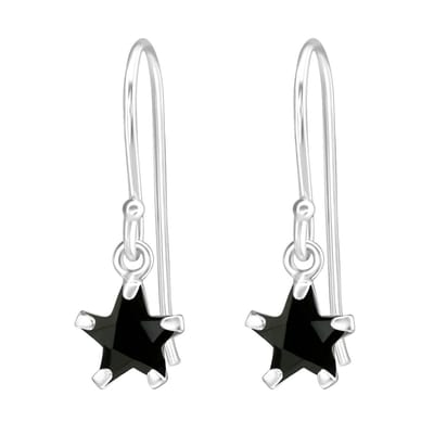 Amanto Oorbellen Caelis - 925 Zilver E-Coating - 6x17mm