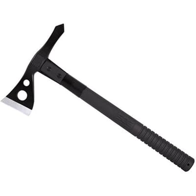 SOG Knives Fusion Tactical Tomahawk Black Clampack Zakmes - Zwart