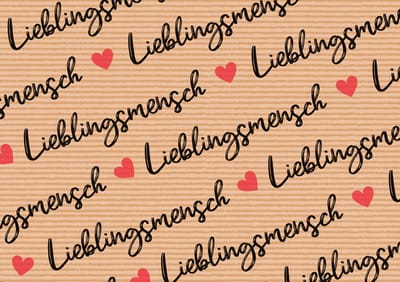 Cadeaupapier rol 'Favoriete persoon'