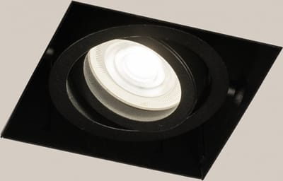 Lumidora Inbouwspot 74578 - TRIMLESS - GU10 - Zwart - Metaal - Badkamerlamp