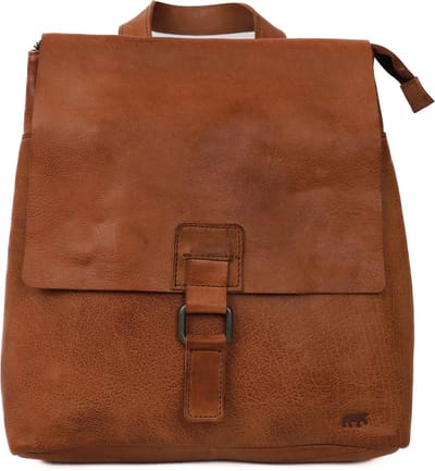 Bear Design Jesse crossbody/ rugzak/ shopper cognac - (hxbxd) ca. 29 x 28 x 9 cm