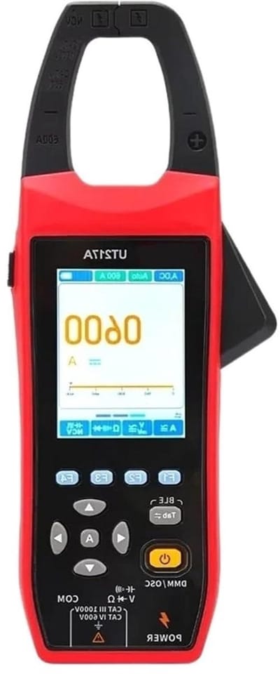 Oscilloscoop Multimeter - Stroomtang Golfvorm - Elektrische Testen - Bluetooth Data Delen - Amplitude Frequentie - Zwart