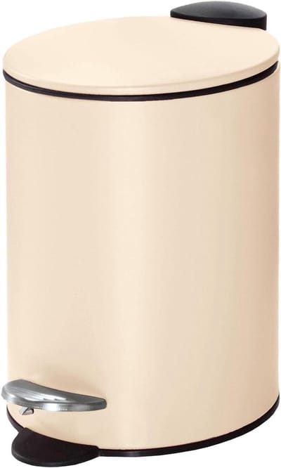 Silence Cosmetica-emmer - Kleur: zandbeige - Materiaal: metaal - Maat: 3 liter