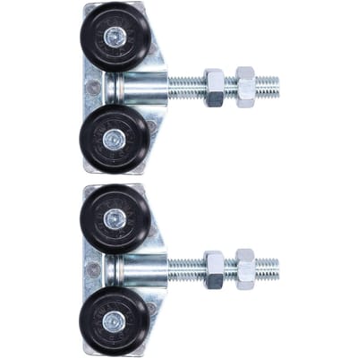 2 Pièces Roue Suspendue pour Porte Coulissante Poulie de Suspension Galet Accessoire de Quincaillerie pour Porte en Verre