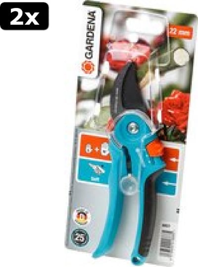 2x GARDENA - Classic B/S-M Bypass Snoeischaar - √ò 22mm - 25 Jaar Garantie