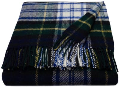 WOOOL Luxury Plaid - TARTAN (Dress Gordon) - 150x183cm - 100% Wol