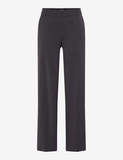 Brax Dames Palazzobroek  Style MAINE SMOKE GREY, donkergrijs, maat 36