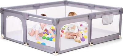 Opvouwbare Babybox 150 x 180 cm met Ademend Net en Draagbaar Ontwerp
