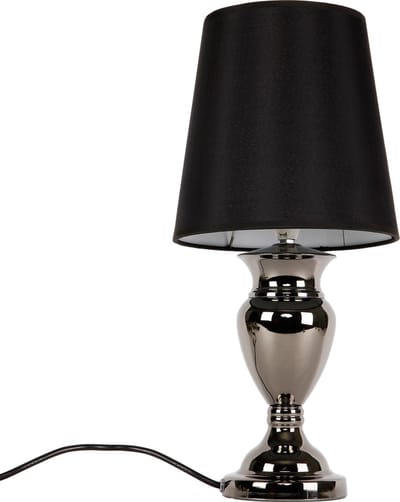 Tafellamp Steampunk metaal 48xØ22 cm E14 chroom en zwart