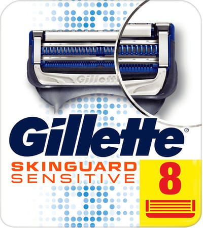 Gillette Skinguard Sensitive Scheermesjes Mannen - 8 stuks