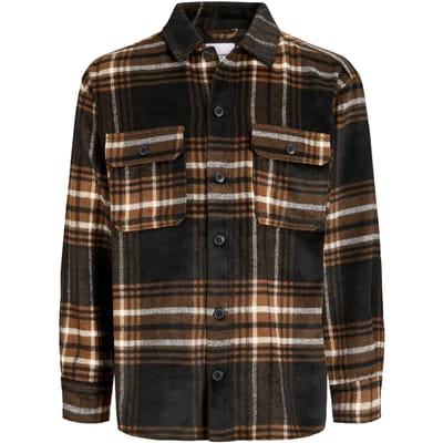 Jack & Jones Overhemd Jjebradley Ollie Overshirt Ls Noos 12257199 Monks Robe Mannen Maat - S