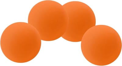 Squash Trainingsballen - Racketballen Stuiterballen - Vaardigheden Verbeteren - Hoge Elasticiteit - 4 stuks - Oranje