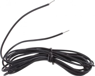 Verlichtingssnoer 1-aderig 210 Cm Zwart