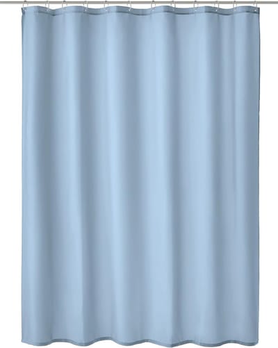 Famanu – Douchegordijn azuur 120 x 200 cm – polyester (Kito)