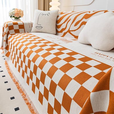 Eenvoudige Stijl Romeins Leven Bankhanddoek Vier Seizoenen Universeel All-Inclusive Universele Hoes Afdekking Stofkap Anti-Kras 180*130cm