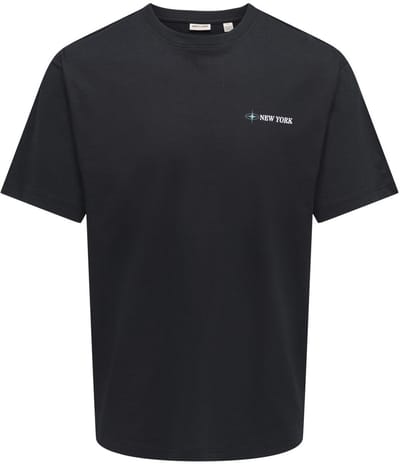 ONLY&SONS - ONSFRED BLUEPRINT LIFE RLX SS TEE - Heren - T-shirts