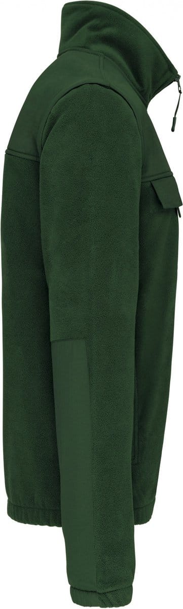 WK. Designed To Work Fleecejas met afneembare mouwen WK9105 - Forest Green - 3XL