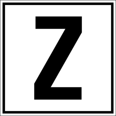 Letter bord A-Z, per stuk 150 x 150 mm Letter set A t/m Z, 26 stuks