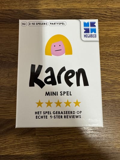 Karen - Party Game- Mini Spel- Spelletjes voor volwassenen gebaseerd op échte 1-sterrenreviews op het internet - Nederlandstalige versie
