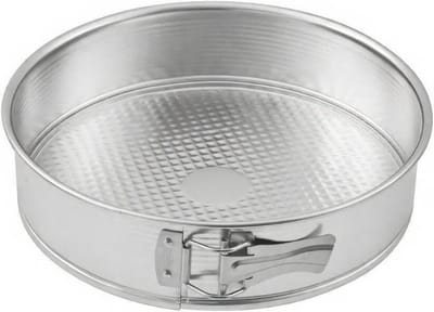 Famanu – Springvorm Ø 28 cm ronde bakvorm met platte bodem van duurzaam tin plate staal