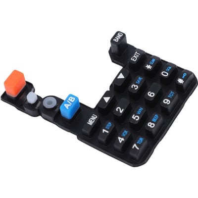 10 STUKS Numeriek Toetsenbord Vervanging voor UV-5R UV-5RA UV-5RC UV-5RE Serie Radio Siliconen Toetsenbord