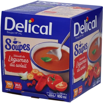 Delical Velouté Van Groenten Van De Zon 4x200ml
