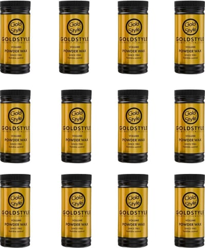 Gold style Powder Wax 12 stuks - Gold style - Haar, Haarstyling, Haarwax, Poeder Wax, Powder, Kappers - Kappers Wax - Wax - 240.gr