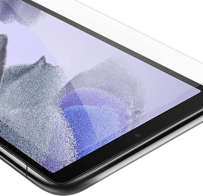 Cadorabo Screenprotector geschikt voor Samsung Galaxy Tab A7 LITE (8.7 Zoll) in KRISTALHELDER - Gehard (Tempered) display Film beschermglas in 9H hardheid met 3D Touch