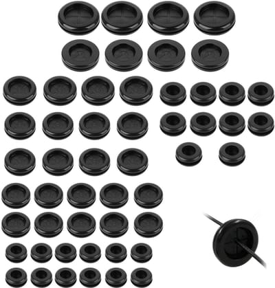 Dailygoods- Sluitringen set - 52 stuks - 7 maten - duurzame rubberen afdichtingsringen - waterdicht - voor sanitair/auto/elektriciteit