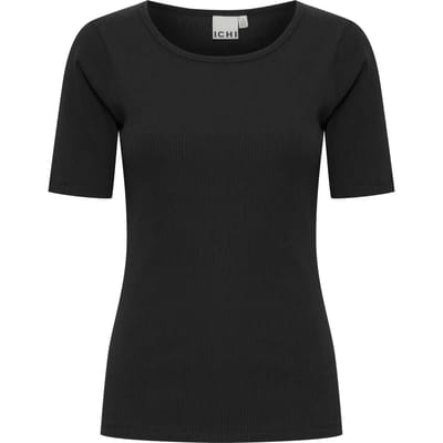 Ichi IHPALMER RIB SS Dames Top - Maat L