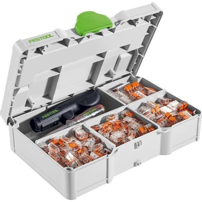 Festool 578118 SYS3 S 76-WAGO-Set Assortiment verbindingsklemmen Flexibel: 0.14-4 mm² Massief: 0.14-4 mm² 1 stuk(s) Box