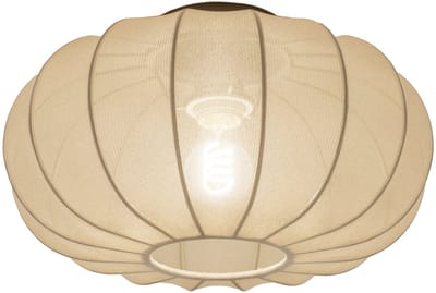 Lumidora Plafondlamp 74921 - Plafonniere - TACK - E27 - Taupe - Textiel - ⌀ 38 cm