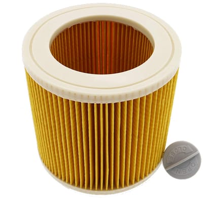 Vervangende stoffilterzakken voor Karcher stofzuigers- inclusief cartridge HEPA-filter voor de modellen WD2250- WD3.200- MV2- MV3 en WD3.
