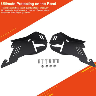 Motorfiets Voorspatbord Aluminium Spatbord Beschermers Compatibel met Ryker 600 Ryker 900 Ryker Rally Ryker zwart