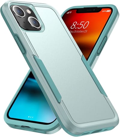 Back Cover Geschikt voor Apple iPhone 13 | Rugged Hoesje | Beschermhoes | Schokbestendige Hardcase | Shockproof | Tegen Vallen | Groen