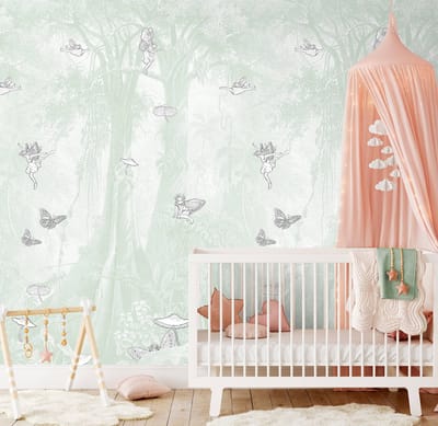 INGK Kinderbehang - Olive & Noah - Fairytale Forest Mint