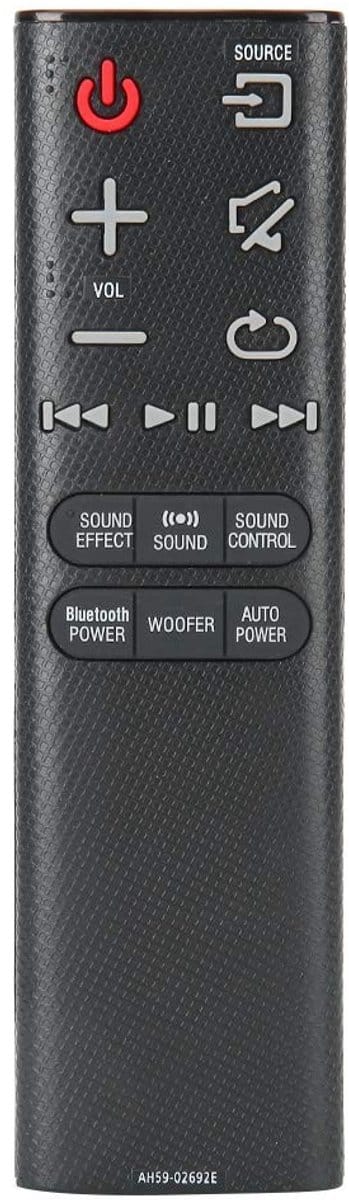 Dailygoody - Soundbar-afstandsbediening - Multifunctionele afstandsbediening - Grote toetsen - Geschikt voor het hele gezin - Bluetooth audio - Eenvou