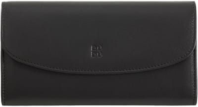 DuDu Gandia Portemonnee RFID-bescherming Leder 19 cm - Dames - Horizontaal - navy