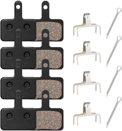 Dailygoods- Remblokken Krachtig - Remblokken Fiets - Remblokken Shimano - Remblokken MTB - Remblokken Schijfremmen - 4 Paar Premium - Fietsremmen