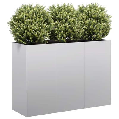 vidaXL - Plantenbak - 120x40x80 - cm - gegalvaniseerd - staal