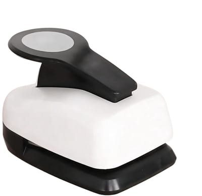 Papieren Stans - Ronde Pons - Kaarten Maken - Precisie Sneden - 9-25 mm - Zilver