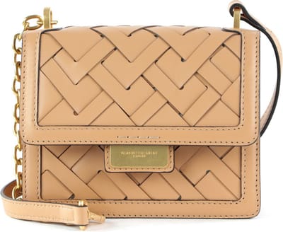 GIANNI CHIARINI Leren Schoudertas Teresa Crossbody Bag Nature Beige