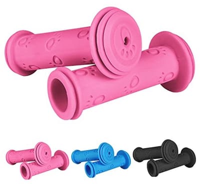 Leuke Antislip Fietshandgrepen voor Kinderen - 22 mm Stuurgrepen in Roze, Blauw, en Zwart
