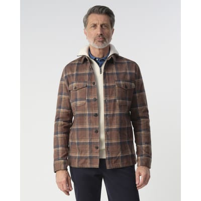 Campbell Overshirt Bruin Heren