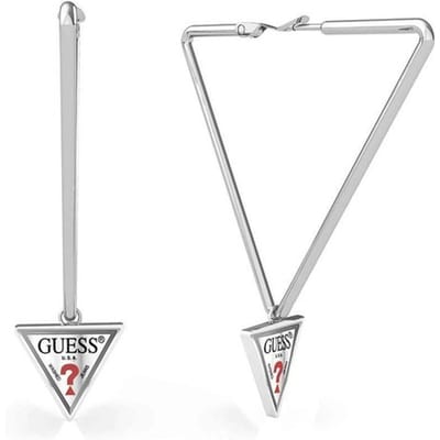 Guess Oorbellen Oorbellen Hula Hoops UBE79058 Zilverkleurig