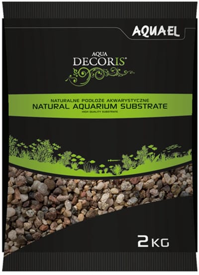 Aquael Natuurlijk Bonte Grind 3-5MM 2KG
