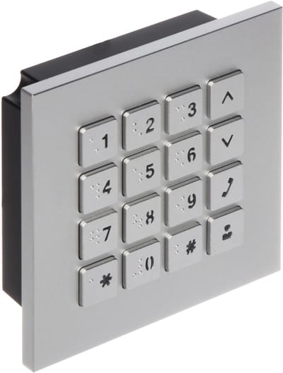 Dahua VTO4202F Serie - Module Toetsenbord - Compatibel met VTO4202F-P - Waterdicht - Vandaalbestendig