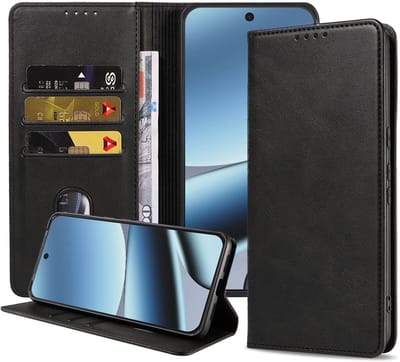 Geschikt voor Google Pixel 10 Pro XL Telefoonhoesje Kunstleer met Magnetische sluiting en Pasjeshouder Bookcase met Klepje - Walletcase with Cardslot - Zwart - Smartphonica geschikt voor Google Pixel 10 Pro XL